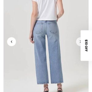 Agolde Harper Relaxed Crop Jeans  Size 27 in Hassle